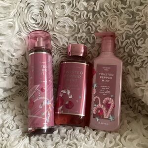 BNWT! BBW Twisted Peppermint and Body Wash and hand soap💝